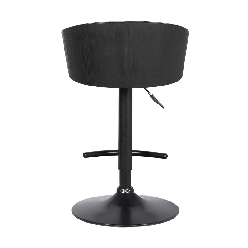 Mercury Row® Burdett Swivel Upholstered Adjustable Height Counter Stool